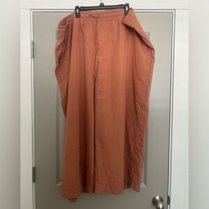 Light Rust Wide-Leg Old Navy Pants